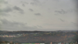 Horní část sjezdovky skiareálu Hlubočky