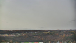 Horní část sjezdovky skiareálu Hlubočky