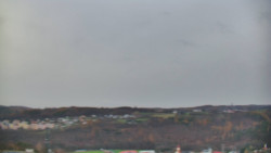 Horní část sjezdovky skiareálu Hlubočky