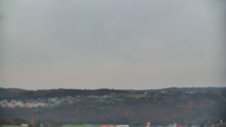 Horní část sjezdovky skiareálu Hlubočky