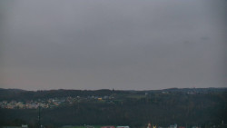 Horní část sjezdovky skiareálu Hlubočky