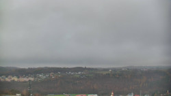 Horní část sjezdovky skiareálu Hlubočky