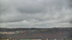 Horní část sjezdovky skiareálu Hlubočky