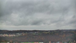 Horní část sjezdovky skiareálu Hlubočky