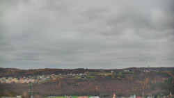 Horní část sjezdovky skiareálu Hlubočky