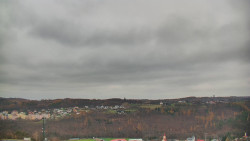 Horní část sjezdovky skiareálu Hlubočky