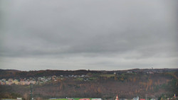 Horní část sjezdovky skiareálu Hlubočky