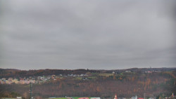 Horní část sjezdovky skiareálu Hlubočky