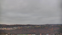 Horní část sjezdovky skiareálu Hlubočky