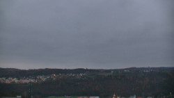 Horní část sjezdovky skiareálu Hlubočky