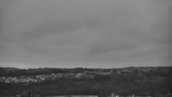 Horní část sjezdovky skiareálu Hlubočky