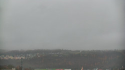 Horní část sjezdovky skiareálu Hlubočky