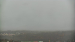 Horní část sjezdovky skiareálu Hlubočky