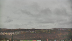 Horní část sjezdovky skiareálu Hlubočky