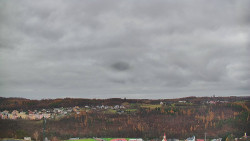 Horní část sjezdovky skiareálu Hlubočky