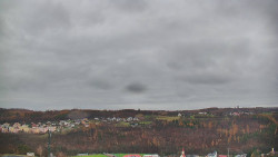 Horní část sjezdovky skiareálu Hlubočky