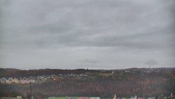 Horní část sjezdovky skiareálu Hlubočky