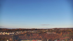 Horní část sjezdovky skiareálu Hlubočky