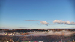 Horní část sjezdovky skiareálu Hlubočky