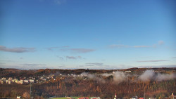 Horní část sjezdovky skiareálu Hlubočky