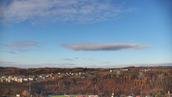 Horní část sjezdovky skiareálu Hlubočky