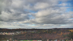 Horní část sjezdovky skiareálu Hlubočky