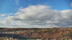 Horní část sjezdovky skiareálu Hlubočky