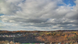 Horní část sjezdovky skiareálu Hlubočky