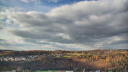 Horní část sjezdovky skiareálu Hlubočky