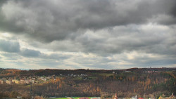 Horní část sjezdovky skiareálu Hlubočky