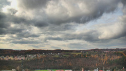 Horní část sjezdovky skiareálu Hlubočky