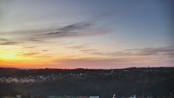 Horní část sjezdovky skiareálu Hlubočky