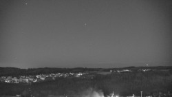 Horní část sjezdovky skiareálu Hlubočky