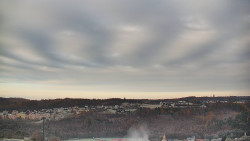 Horní část sjezdovky skiareálu Hlubočky