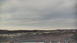 Horní část sjezdovky skiareálu Hlubočky