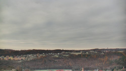 Horní část sjezdovky skiareálu Hlubočky