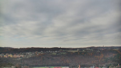 Horní část sjezdovky skiareálu Hlubočky