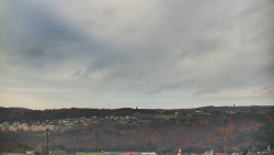 Horní část sjezdovky skiareálu Hlubočky