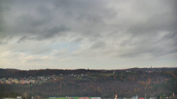 Horní část sjezdovky skiareálu Hlubočky