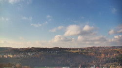 Horní část sjezdovky skiareálu Hlubočky