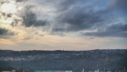 Horní část sjezdovky skiareálu Hlubočky