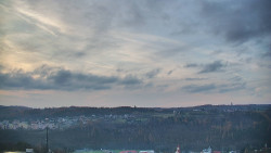 Horní část sjezdovky skiareálu Hlubočky