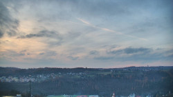 Horní část sjezdovky skiareálu Hlubočky