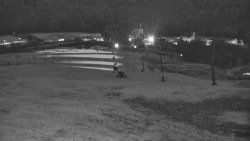 Horní část sjezdovky skiareálu Hlubočky