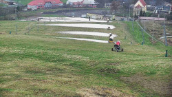 Horní část sjezdovky skiareálu Hlubočky