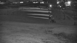 Horní část sjezdovky skiareálu Hlubočky