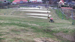 Horní část sjezdovky skiareálu Hlubočky