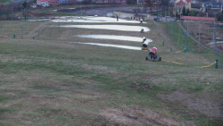 Horní část sjezdovky skiareálu Hlubočky