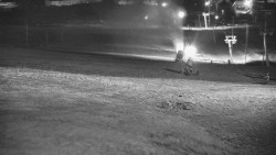 Horní část sjezdovky skiareálu Hlubočky