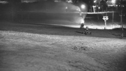 Horní část sjezdovky skiareálu Hlubočky